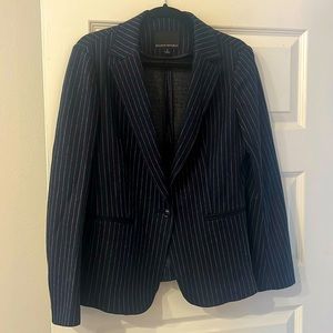 Banana Republic navy pinstripe blazer size 8.